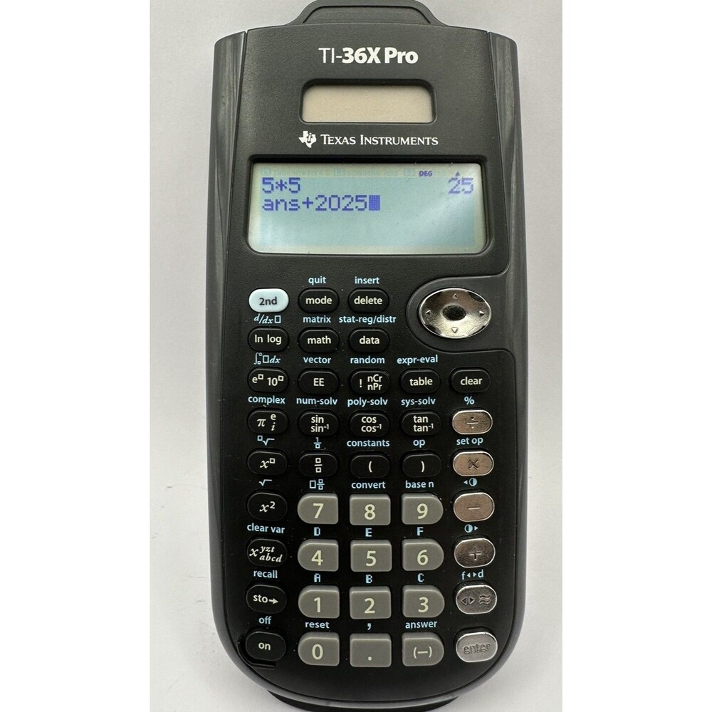Texas Instruments TI-36X Pro Scientific Calculator Clean